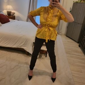100% silk blouse